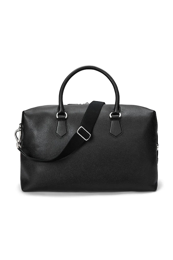 Polo Ralph Lauren leather bag 36,8 x 29,2 x 18,4 cm 405962459 black SS25