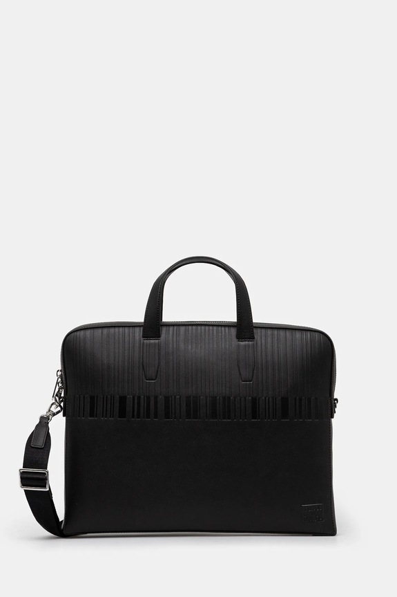 Paul Smith torba na laptopa 39 x 30 x 5 cm mieści A4 brązowy M1A.8023.PEMBOS