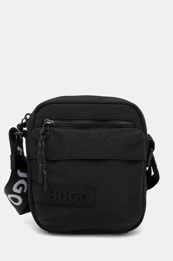 Σακίδιο HUGO υφασμάτινο μαύρο 50541949