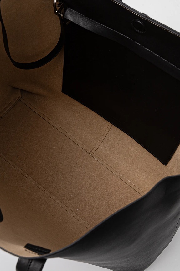 Kožená taška Calvin Klein 17 x 40 x 18 cm K50K512894 černá
