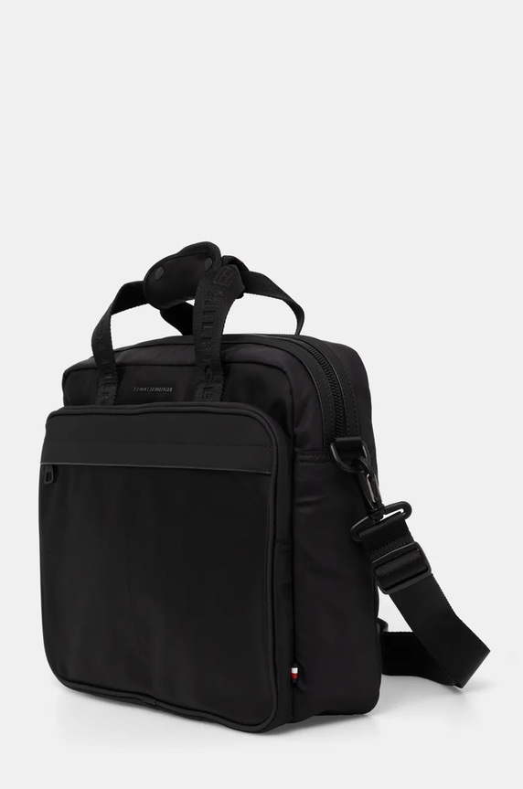 Tommy Hilfiger torba na laptopa AM0AM13186 czarny SS25