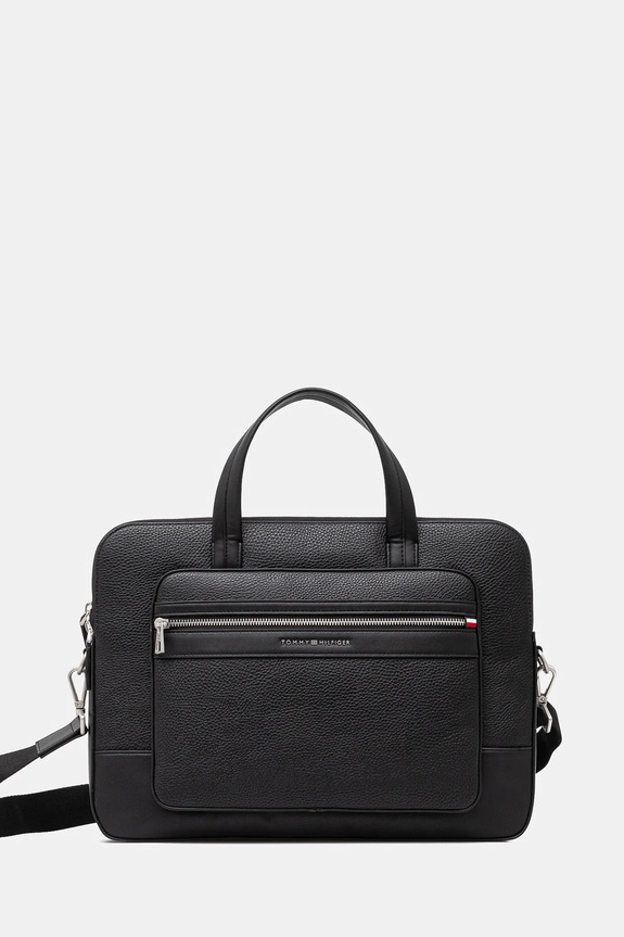 Tommy Hilfiger torba na laptopa mieści A4 czarny AM0AM13203