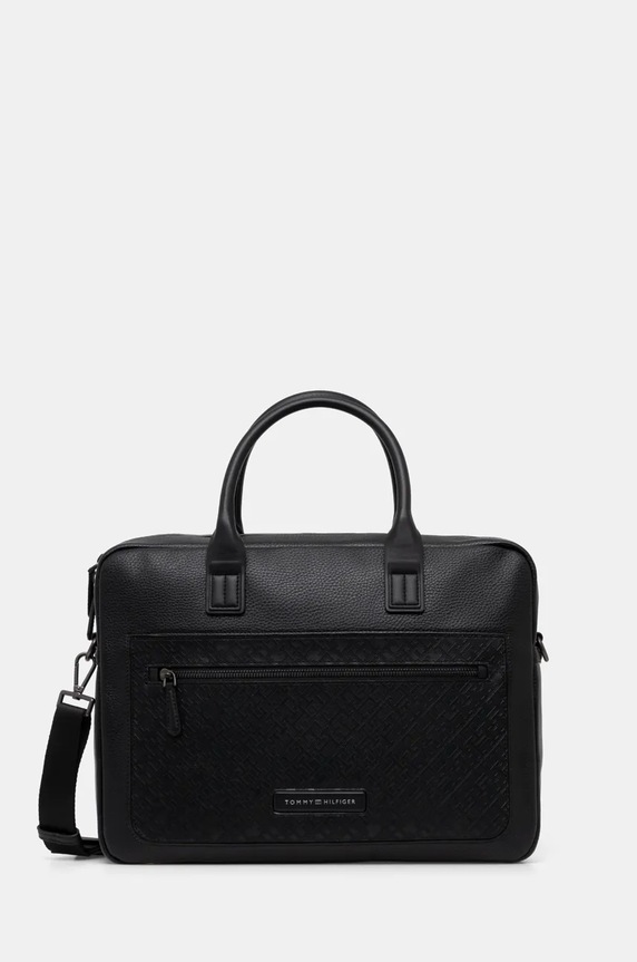 Tommy Hilfiger torba na laptopa mieści A4 czarny AM0AM13209