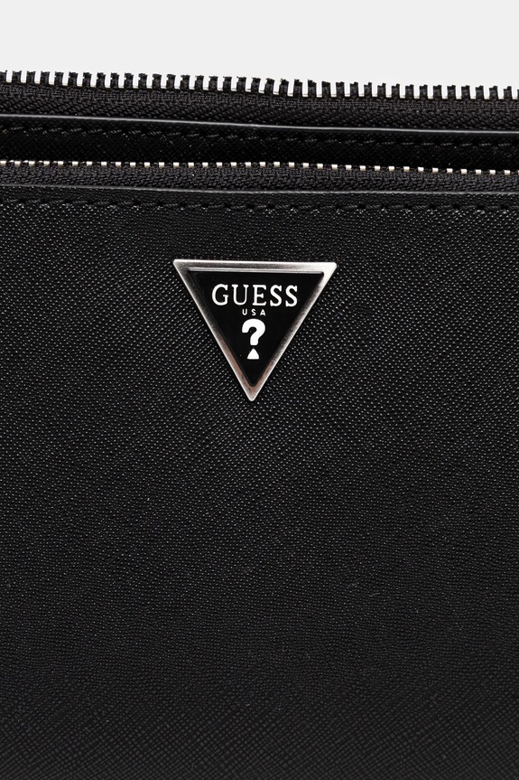 Τσάντα φάκελος Guess MILANO μαύρο HMMISA.P5214