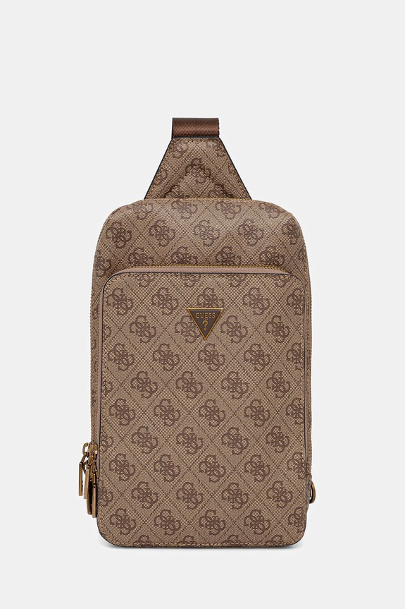 Guess saszetka MILANO nie mieści A4 beżowy HMMILO.P5226
