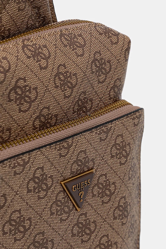 Guess saszetka MILANO beżowy HMMILO.P5226
