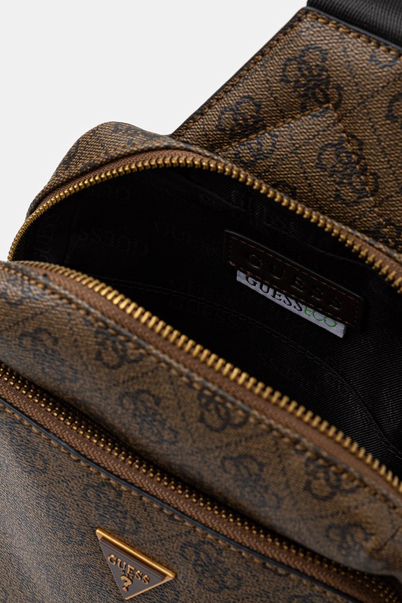 Malá taška Guess MILANO HMMILO.P5226 hnedá