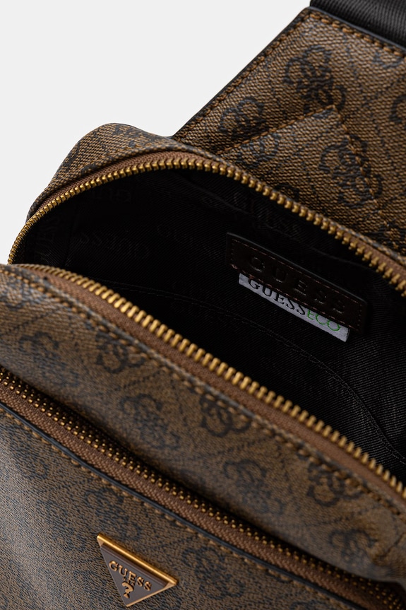 Malá taška Guess MILANO HMMILO.P5226 hnedá