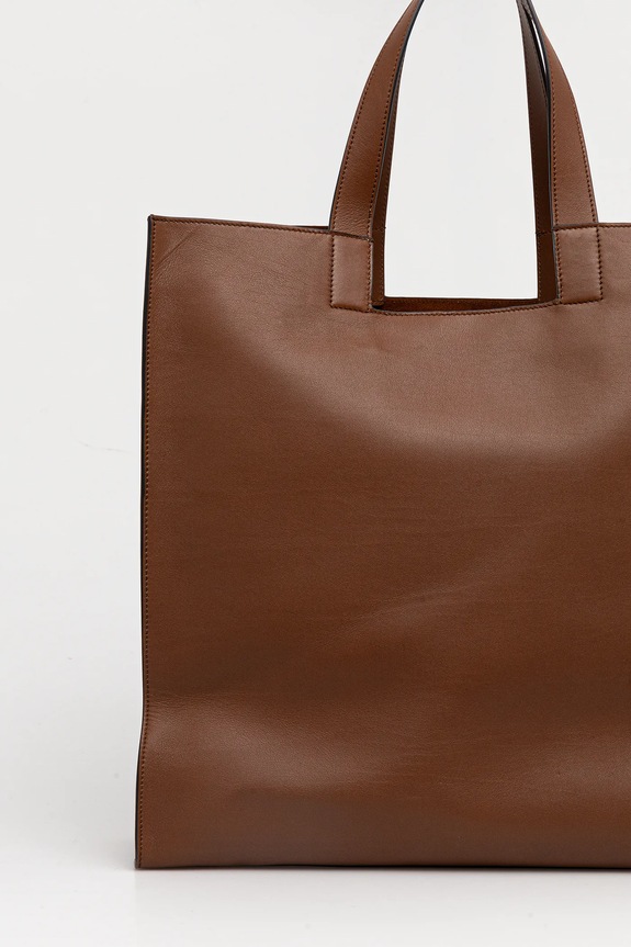 Bally torba skórzana 43,5 x 43 x 12 cm brązowy MAE03Z