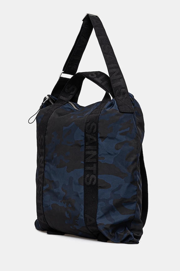 Taška AllSaints KEI 43 x 53 x 5 cm M005XC tmavomodrá SS25