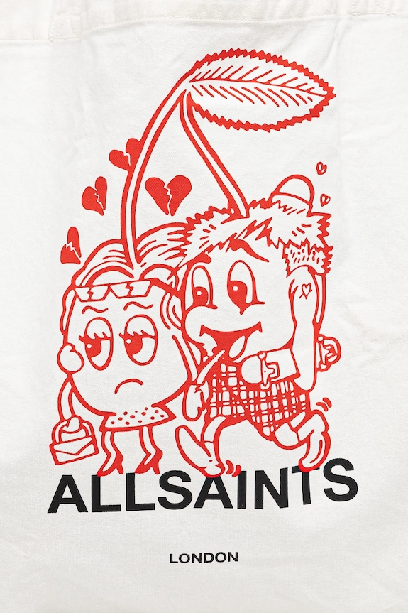 Doplňky Bavlněná taška AllSaints BREAKUP 40 x 35 x 13 cm M086XC bílá