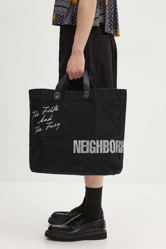 NEIGHBORHOOD bag Washed Canvas Tote Bag 48 x 42 x 13 cm 242TQNH.CG01