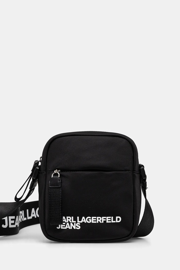 Σακίδιο Karl Lagerfeld Jeans υφασμάτινο μαύρο A1M30337