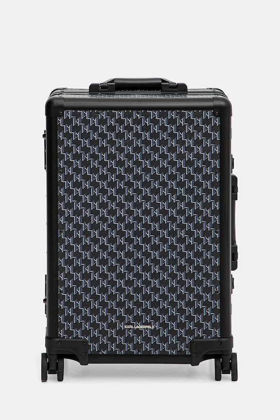 Karl Lagerfeld walizka 57x35x21 cm mieści A4 granatowy A1W30461