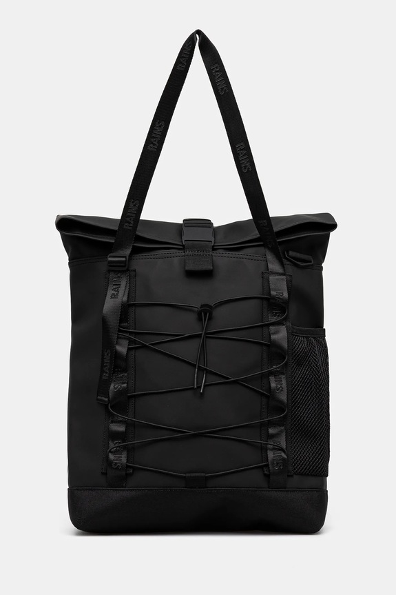 Torba Rains Trail Rolltop Tote Bag W3 bez uzorka crna 13390.01