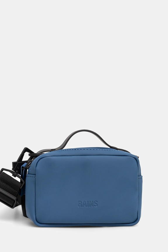 Rains saszetka Box Bag Micro W3 nie mieści A4 niebieski 14120.109