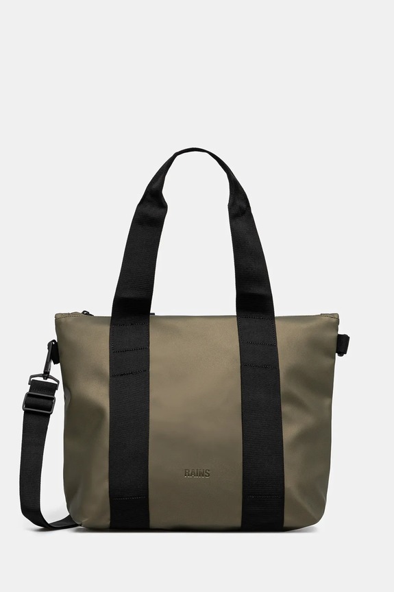 Rains táska Tote Bag Micro W3 szintetikus zöld 14180.105