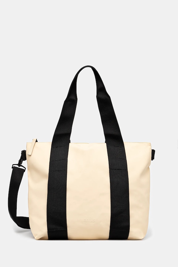 Rains táska Tote Bag Micro W3 szintetikus bézs 14180.111