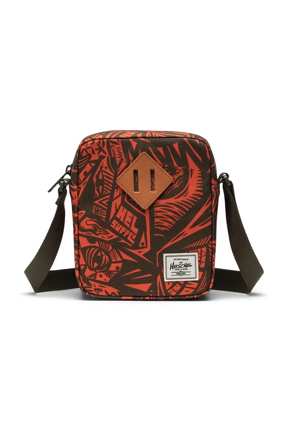Herschel borsetta Thomas Campbell stampa all-over verde 11583.06782.OS