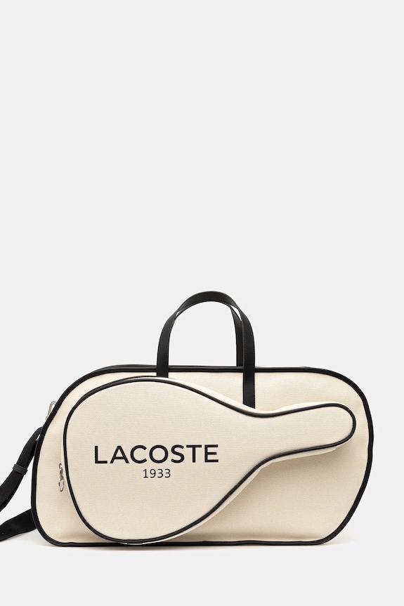 Lacoste geantă uni bej NU4900TD