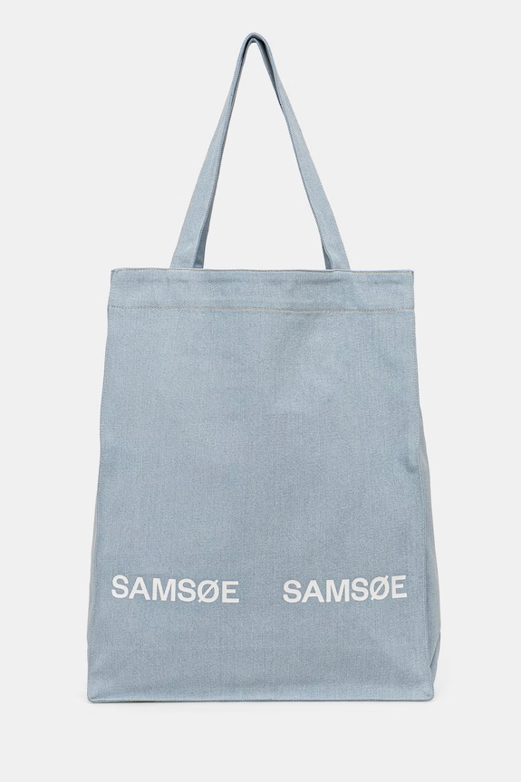 Samsoe Samsoe сумка джинсова SALUCA гладкий блакитний U25100002