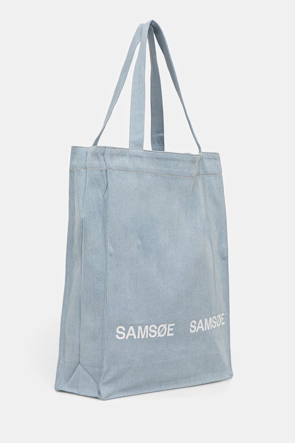 Samsoe Samsoe сумка джинсова SALUCA U25100002 блакитний AW25
