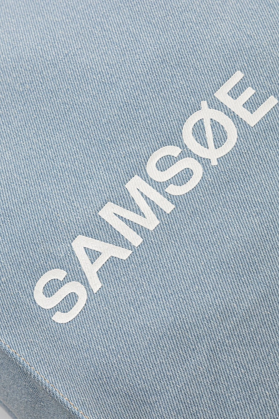 Samsoe Samsoe torba jeansowa SALUCA niebieski U25100002