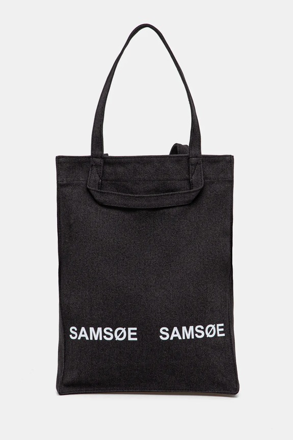 Samsoe Samsoe torba SALUCCA mieści A4 czarny U25100003