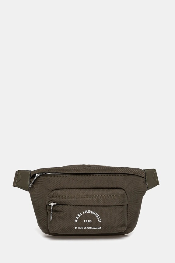 Τσάντα φάκελος Karl Lagerfeld υφασμάτινο πράσινο A2M30220