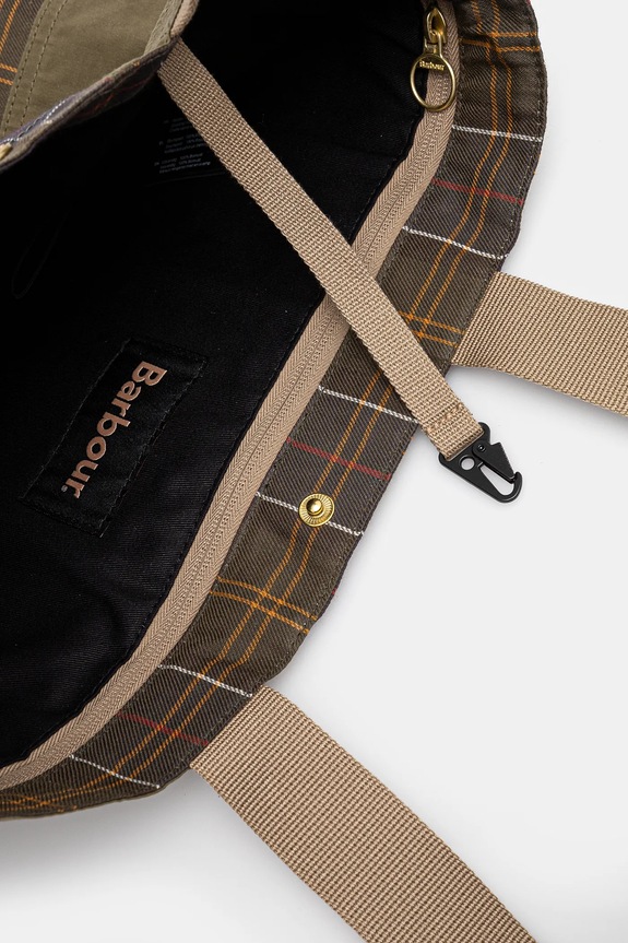 Barbour torba Barbour Transport Patchwork Tote Bag UBA0741 zielony