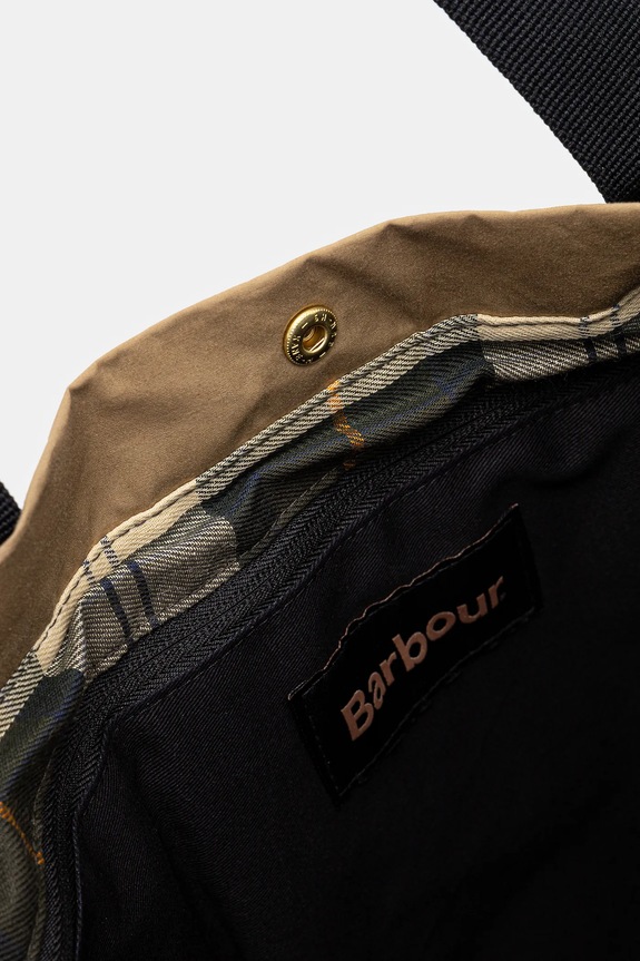 Хлопковая сумка Barbour Barbour Transport Carry All Tote Bag зелёный UBA0744