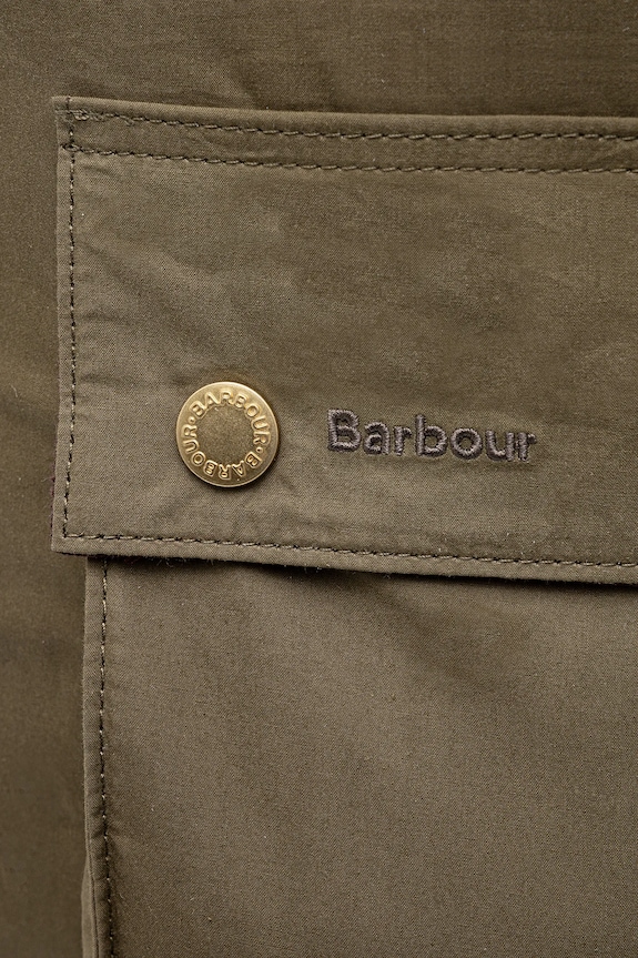Barbour zaino in cotone Barbour Transport Foldover Backpack Bag verde UBA0746