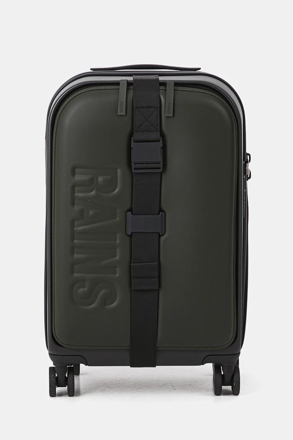 Kufr Rains Texel Cabin Trolley W3 hladký zelená 14190.03