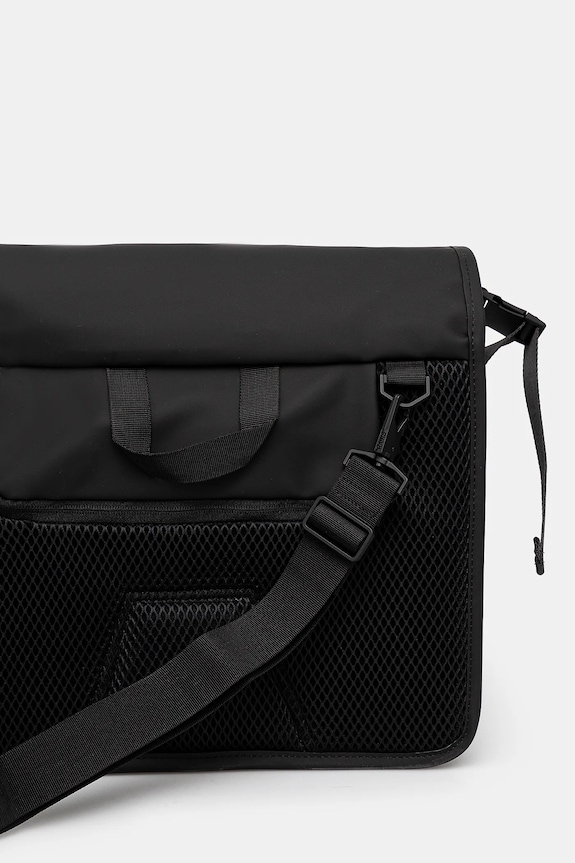Αξεσουάρ Τσάντα Rains Trail Rolltop Messenger Bag W3 14490.01 μαύρο