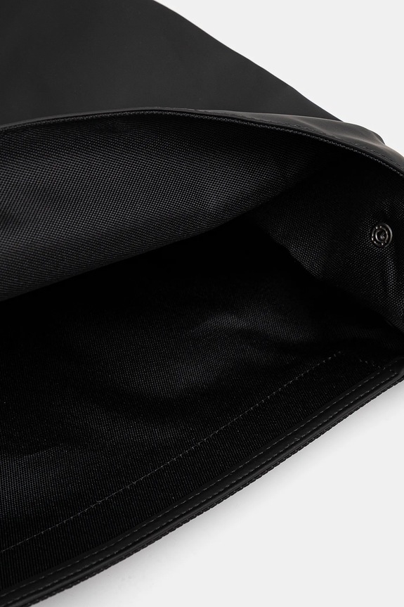 Τσάντα Rains Trail Rolltop Messenger Bag W3 14490.01 μαύρο