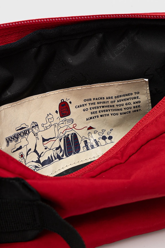 Τσάντα φάκελος Jansport Washington Waistpack κόκκινο EK0A5BK2N581