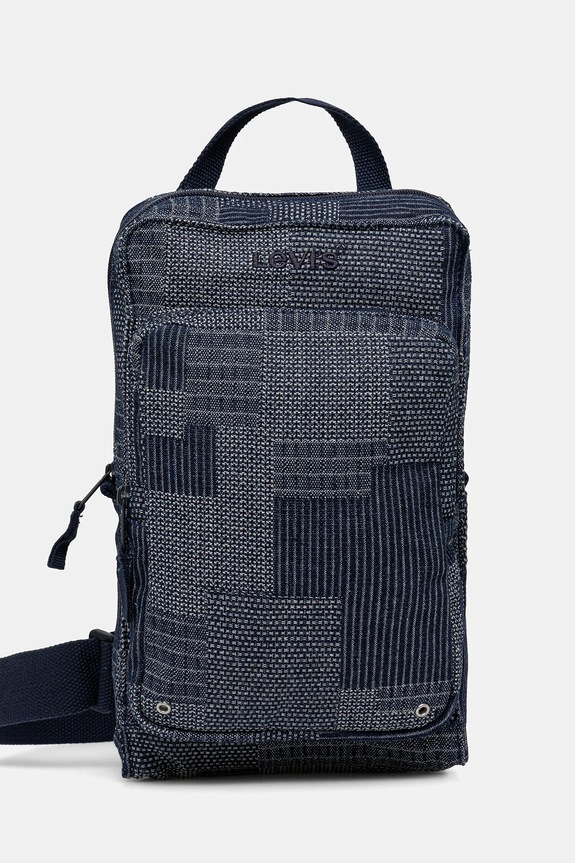 Σακίδιο Levi's υφασμάτινο σκούρο μπλε D7955.0009
