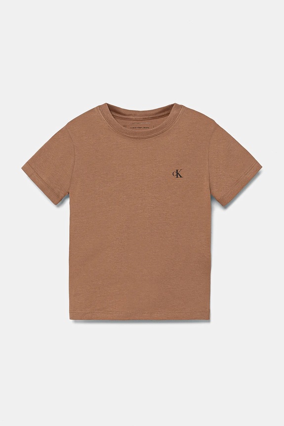 Chłopiec Calvin Klein Jeans t-shirt bawełniany 2-pack IB0IB02364.128.176.PPYA biały