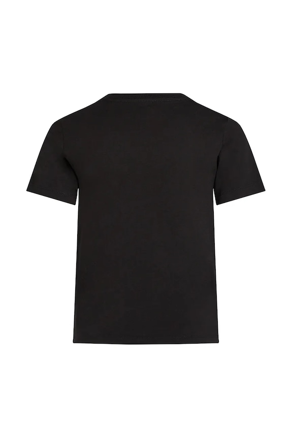 CHLAPEC Dětské bavlněné tričko Calvin Klein Jeans 0 IU0IU00678.128.176.PPYA černá