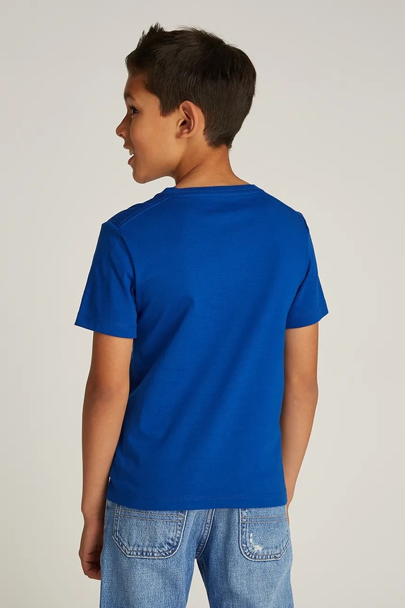 Calvin Klein Jeans gyerek pamut póló kék IU0IU00682.104.116.PPYA