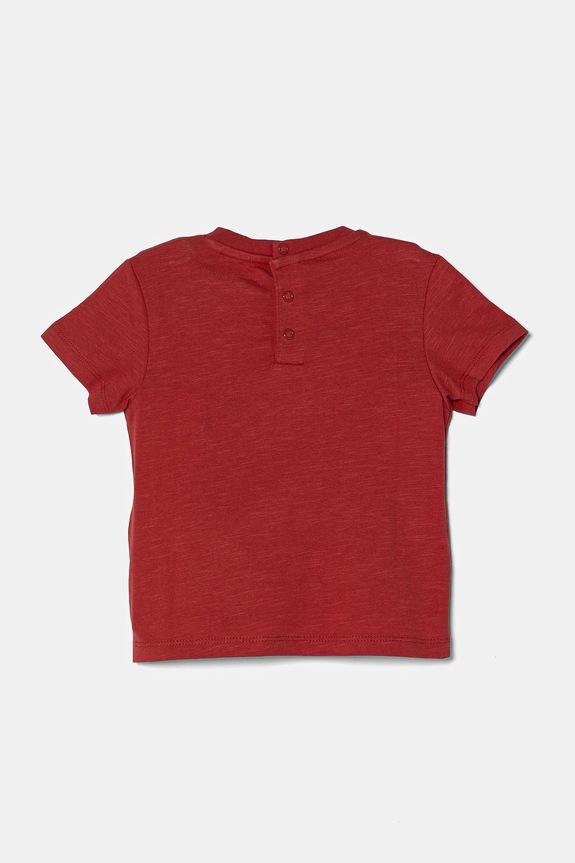 Detské bavlnené tričko Guess N5RI03.K6XN4.PPYA červená SS25