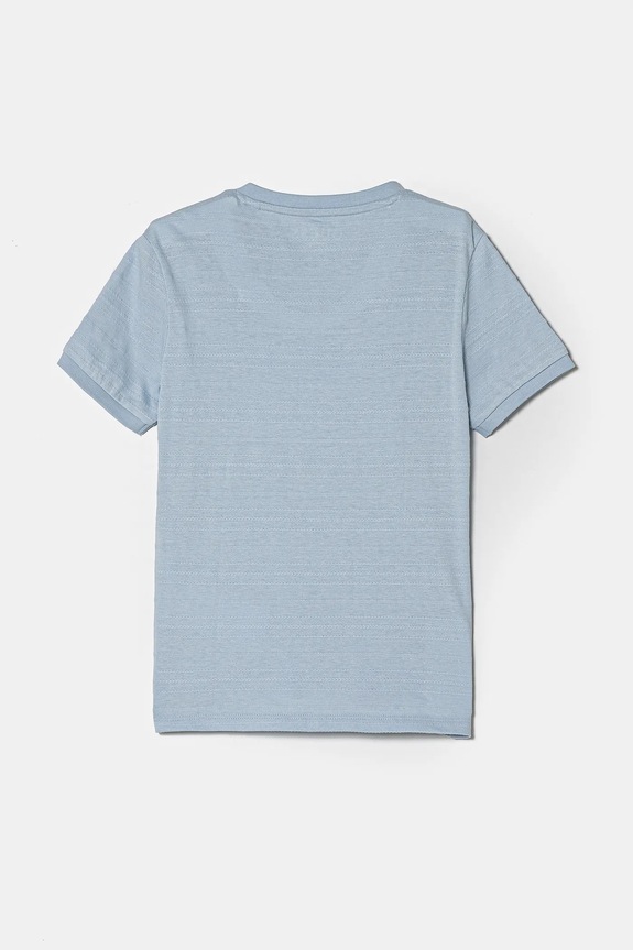 Guess t-shirt bawełniany dziecięcy N5RI24.KCM20.PPYA niebieski SS25