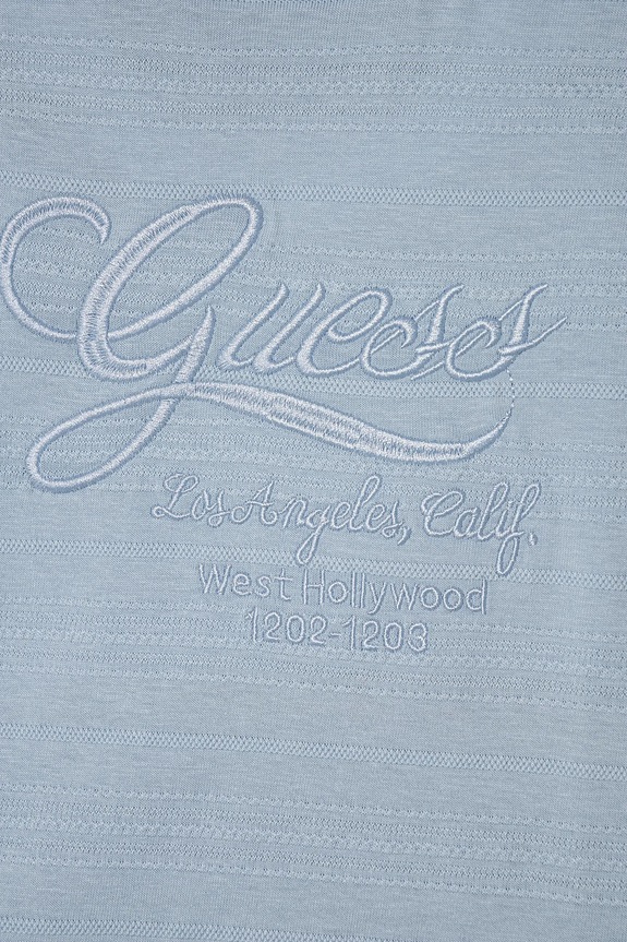 Chłopiec Guess t-shirt bawełniany dziecięcy N5RI24.KCM20.PPYA niebieski