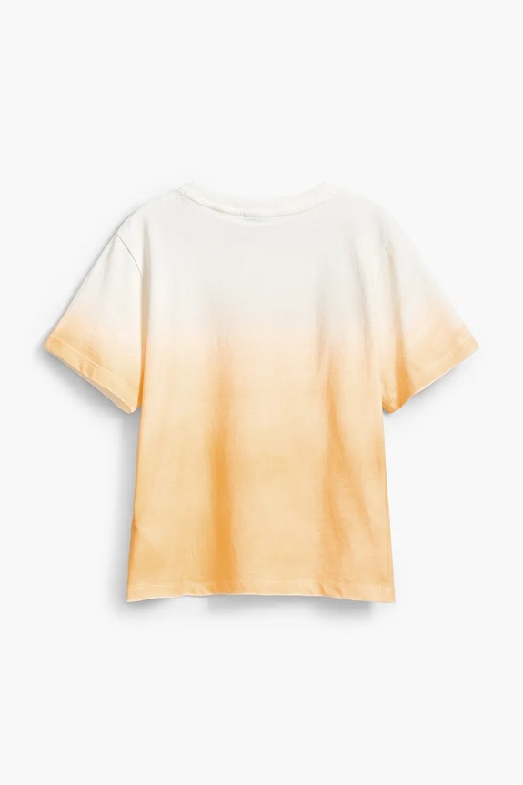 Dečki Otroška bombažna kratka majica Desigual 25SBTK13 oranžna