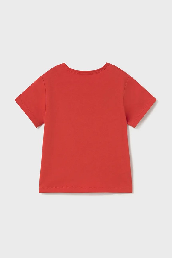 Chłopiec Mayoral t-shirt bawełniany dziecięcy 2-pack 1060.3E.Baby.PPYA czerwony