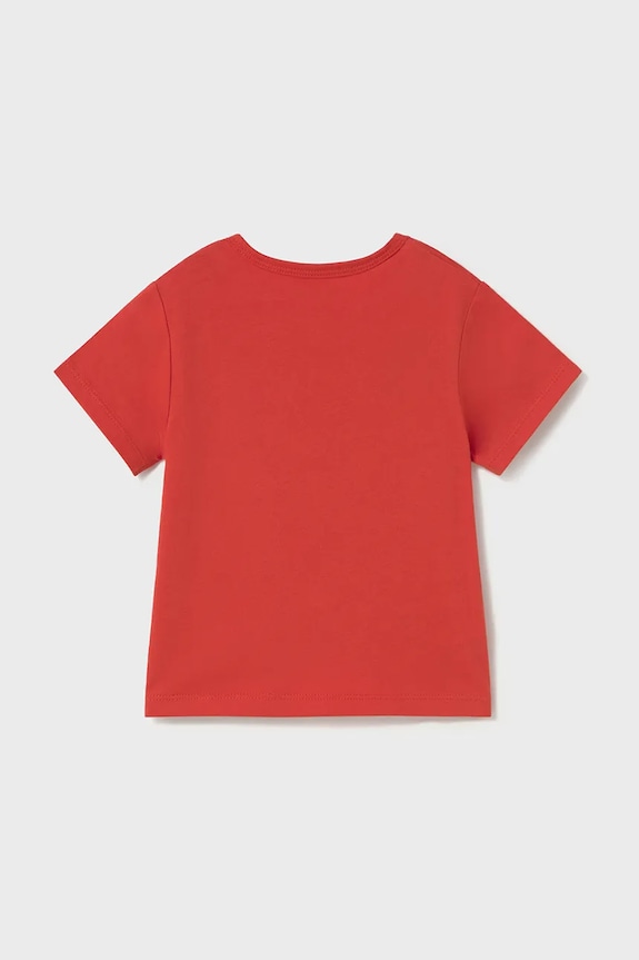 Chłopiec Mayoral t-shirt bawełniany dziecięcy 2-pack 1060.3E.Baby.PPYA czerwony