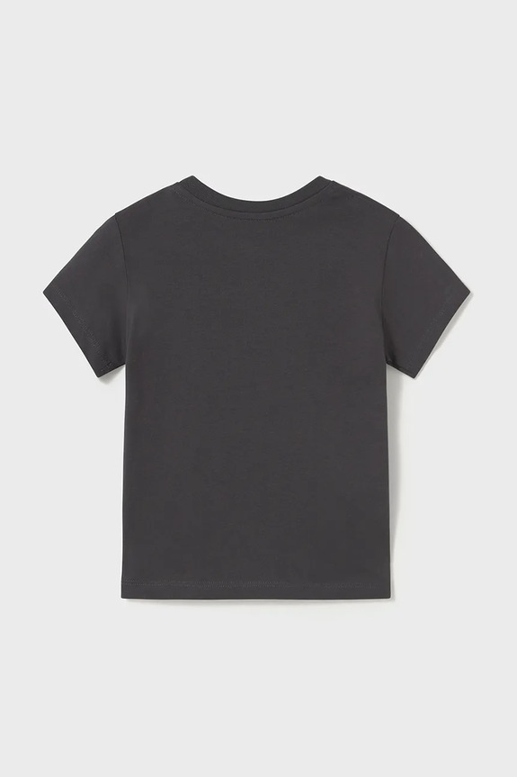 Băieți Mayoral tricou de bumbac pentru copii 1062.3G.Baby.PPYA negru