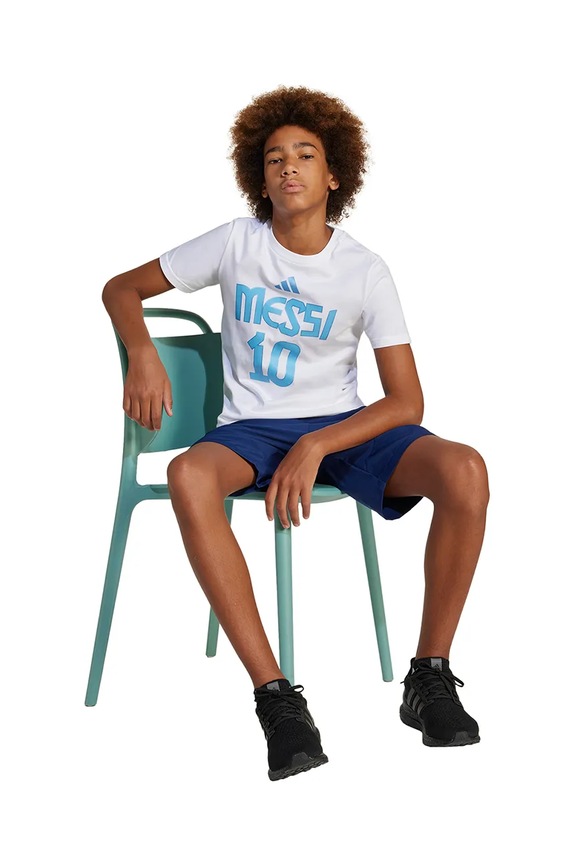 adidas Performance t-shirt bawełniany dziecięcy MESSI JJ1416