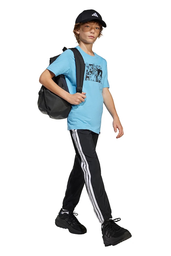 Otroška bombažna kratka majica adidas Performance MESSI JJ1413