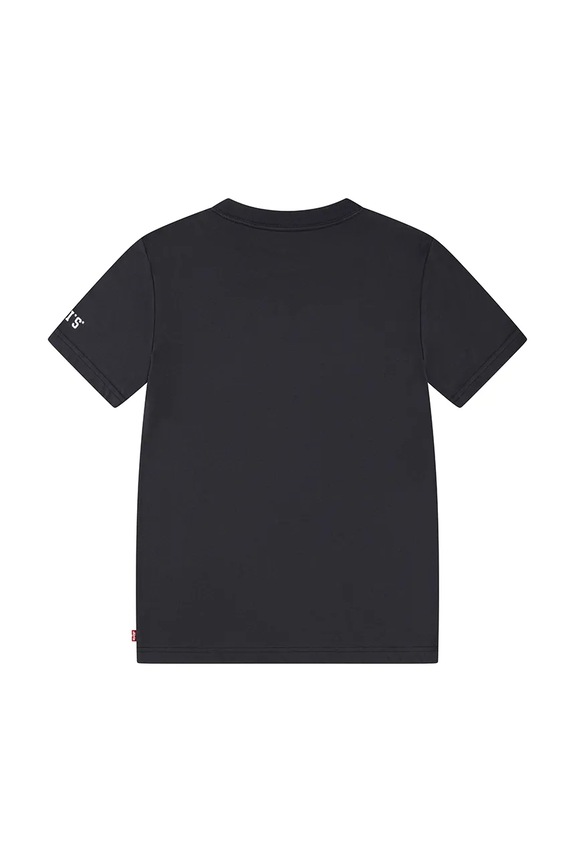 Levi's t-shirt in cotone per bambini "LS" MONOGRAM TEE 8EL402 nero SS25
